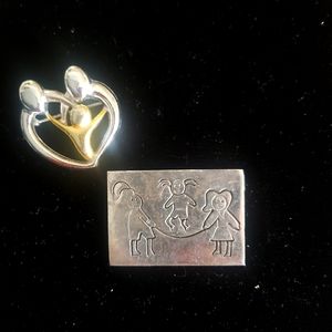 Vintage Family Love Brooches